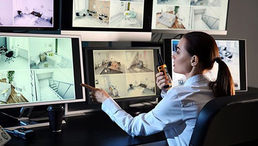Centre de télésurveillance avec gestion multisites.